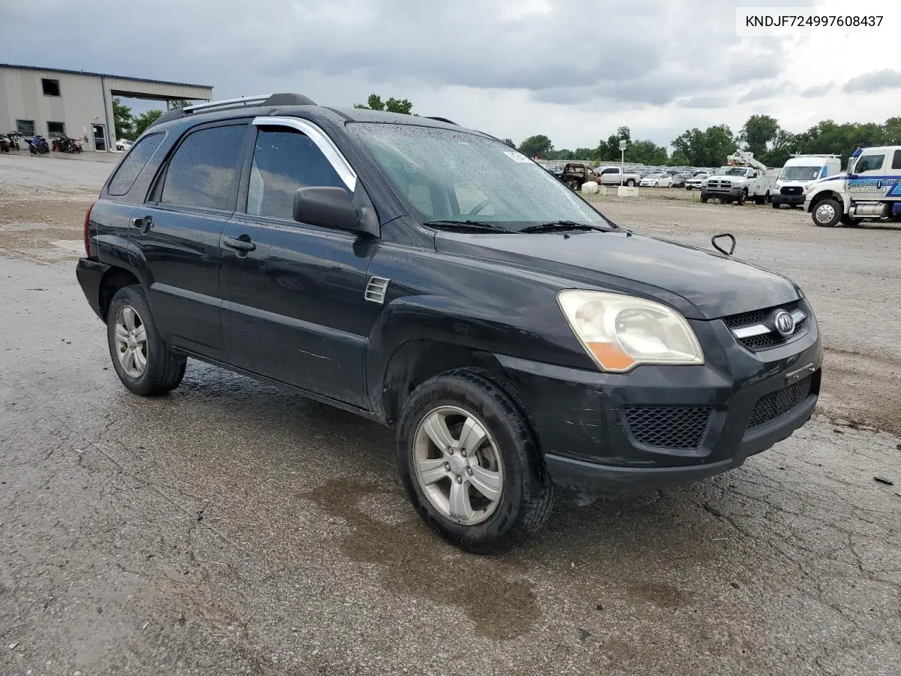 2009 Kia Sportage Lx VIN: KNDJF724997608437 Lot: 61264125