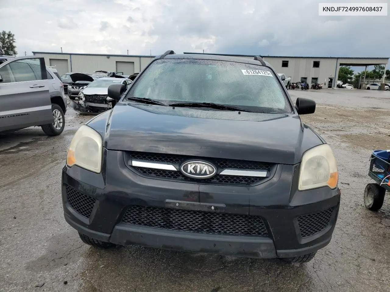 2009 Kia Sportage Lx VIN: KNDJF724997608437 Lot: 61264125