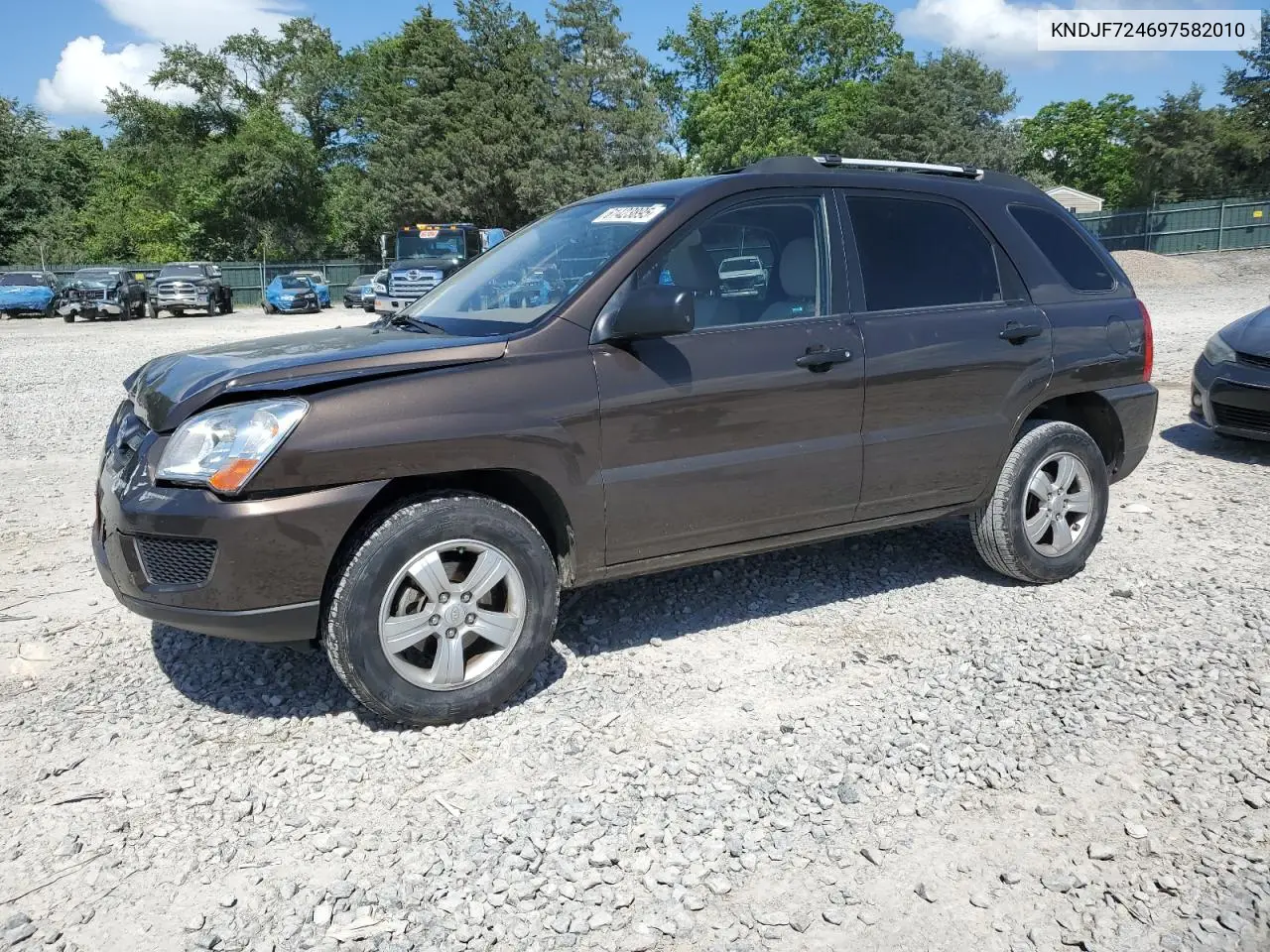 2009 Kia Sportage Lx VIN: KNDJF724697582010 Lot: 61423895