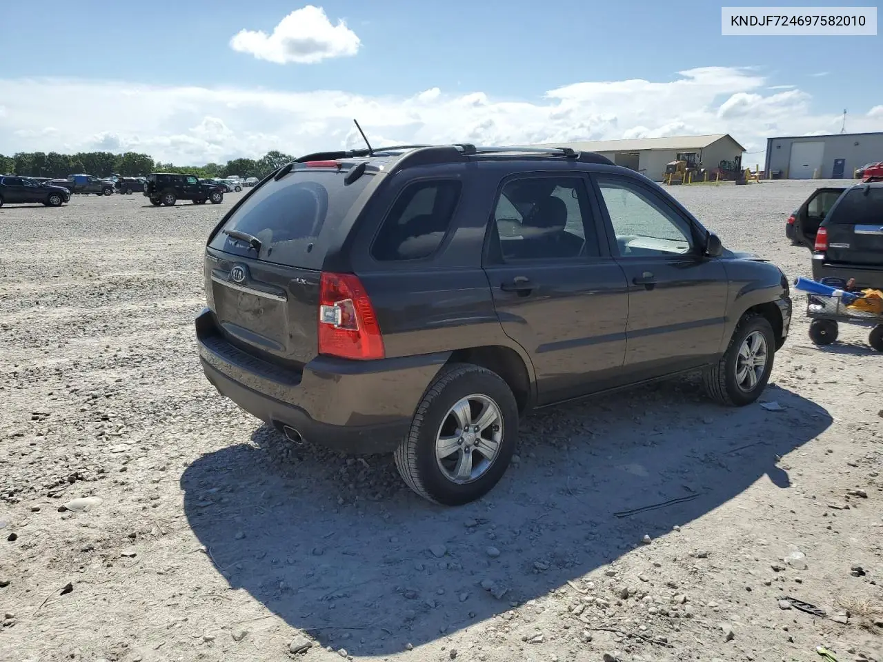 2009 Kia Sportage Lx VIN: KNDJF724697582010 Lot: 61423895