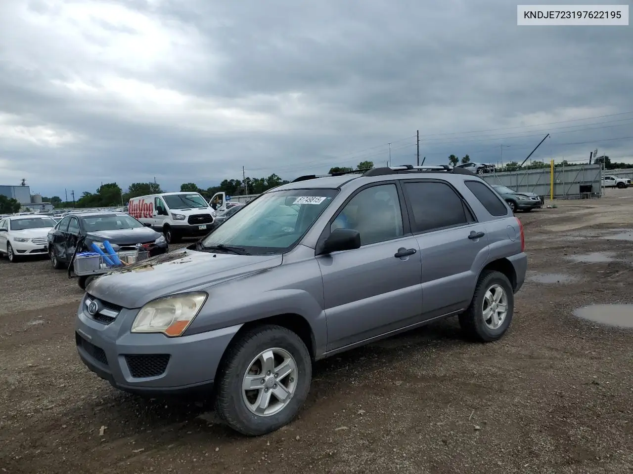 2009 Kia Sportage Lx VIN: KNDJE723197622195 Lot: 61749815