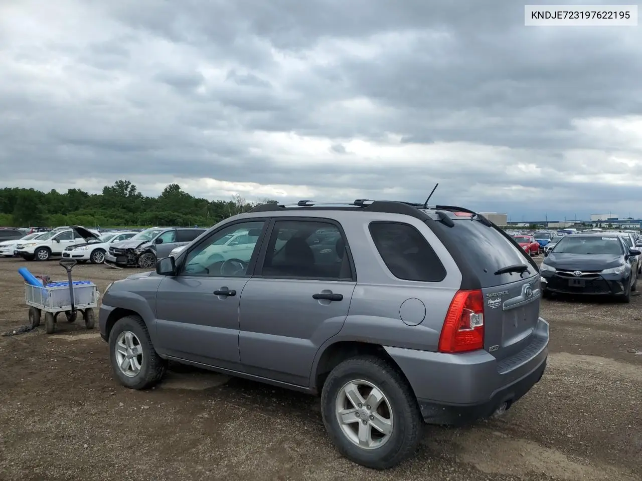 2009 Kia Sportage Lx VIN: KNDJE723197622195 Lot: 61749815