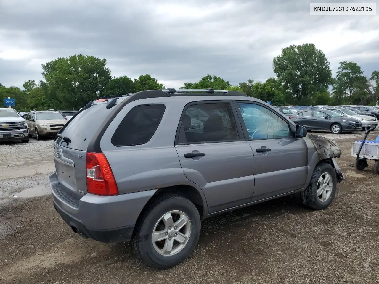 2009 Kia Sportage Lx VIN: KNDJE723197622195 Lot: 61749815