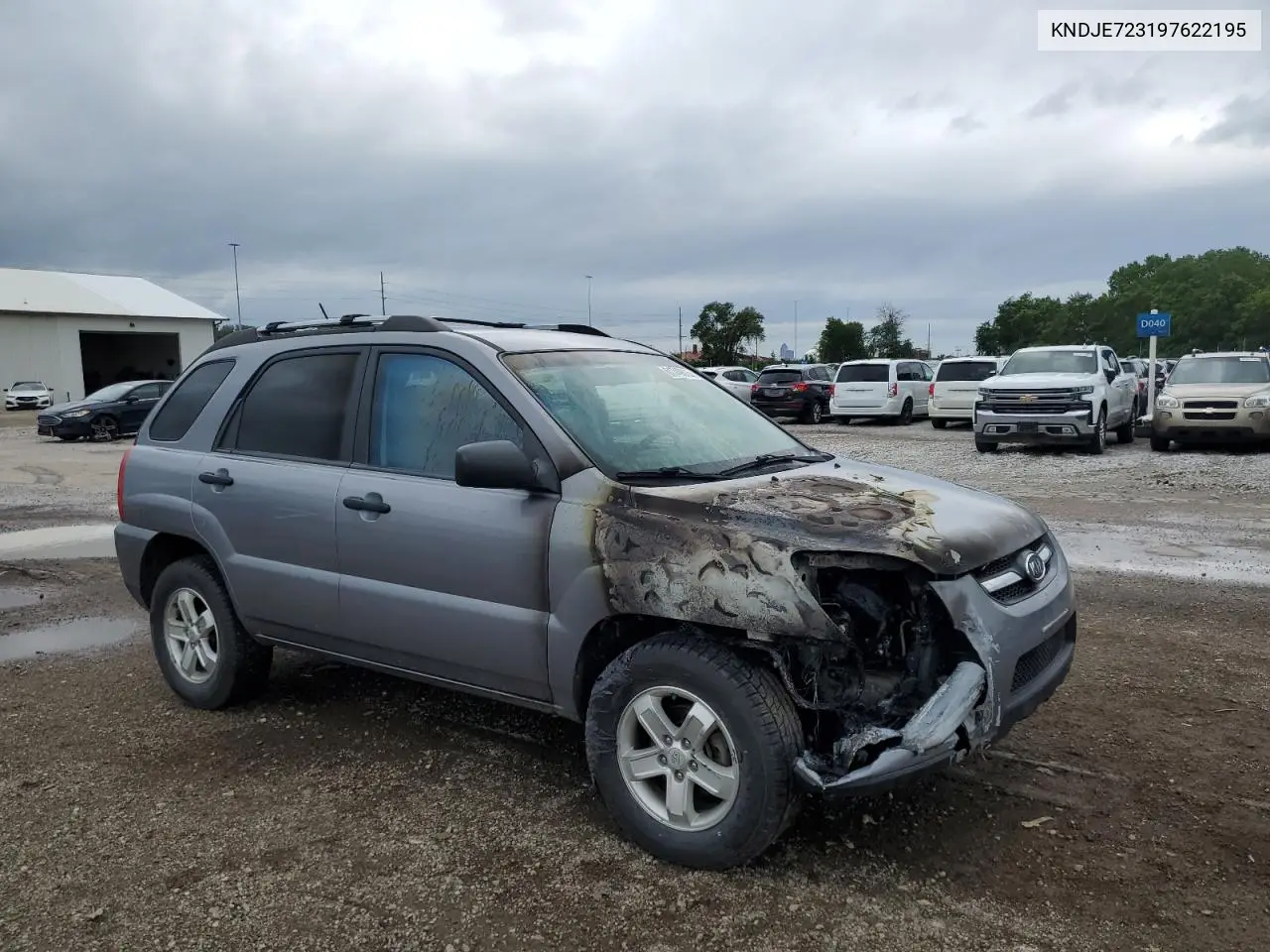 2009 Kia Sportage Lx VIN: KNDJE723197622195 Lot: 61749815