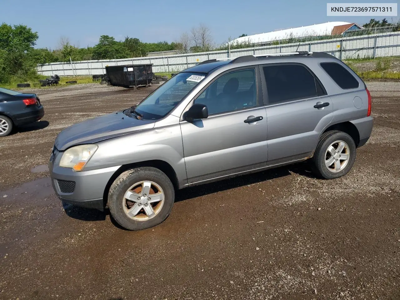 2009 Kia Sportage Lx VIN: KNDJE723697571311 Lot: 62026265