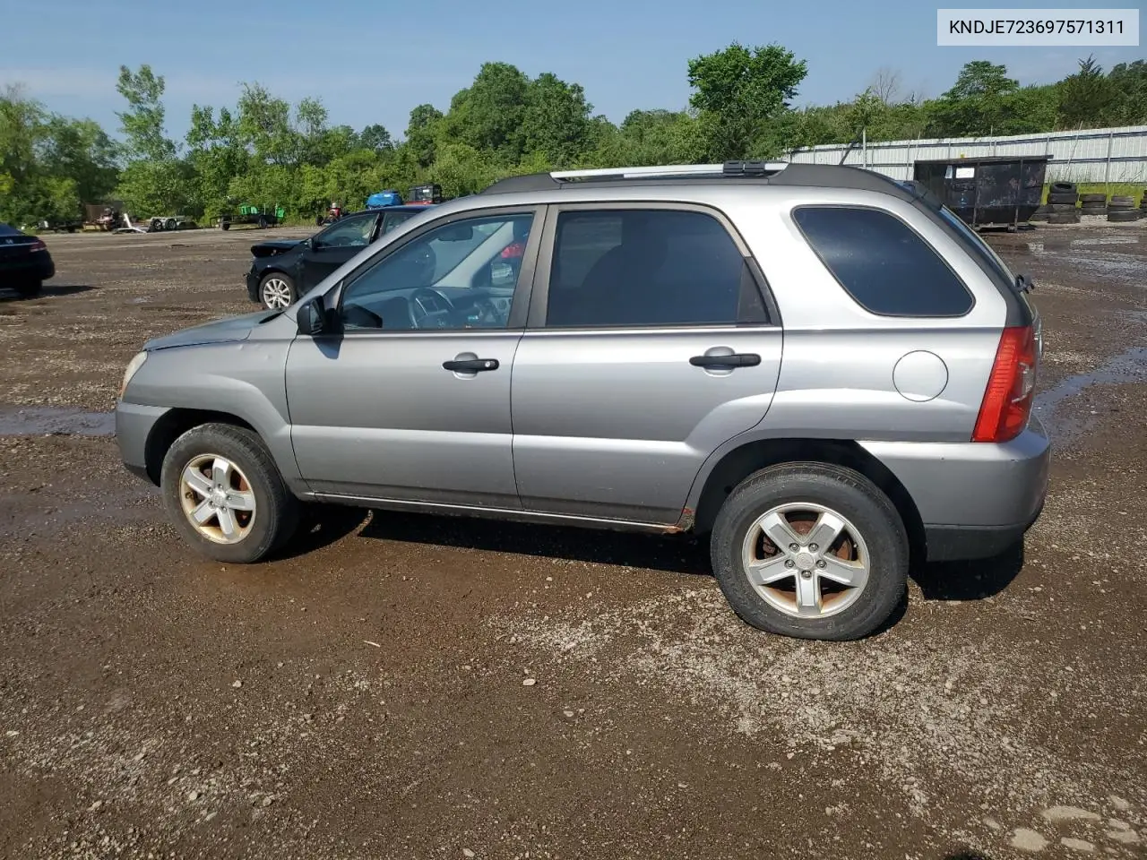 2009 Kia Sportage Lx VIN: KNDJE723697571311 Lot: 62026265