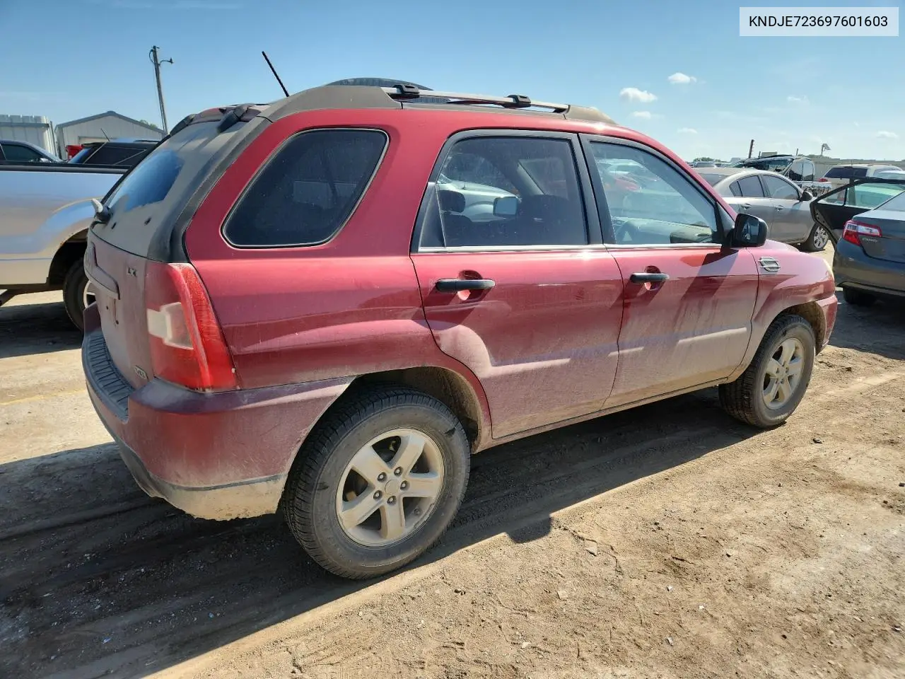 2009 Kia Sportage Lx VIN: KNDJE723697601603 Lot: 62527365