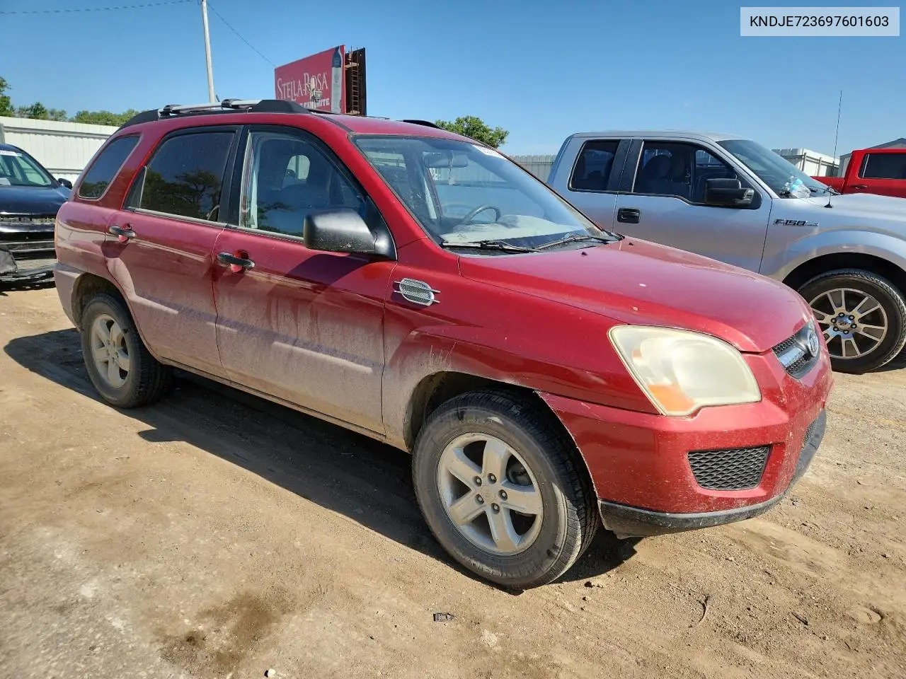 2009 Kia Sportage Lx VIN: KNDJE723697601603 Lot: 62527365