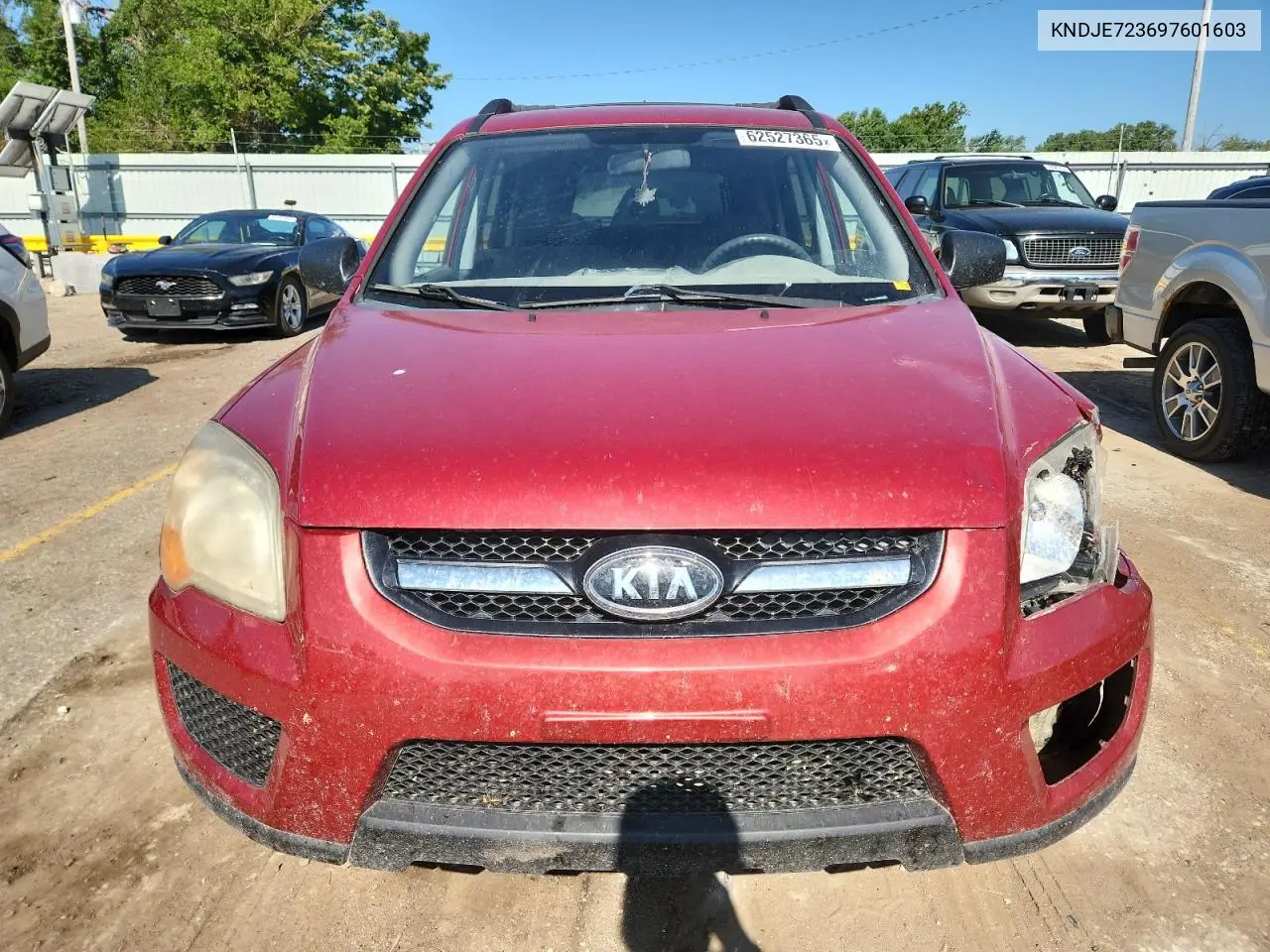2009 Kia Sportage Lx VIN: KNDJE723697601603 Lot: 62527365