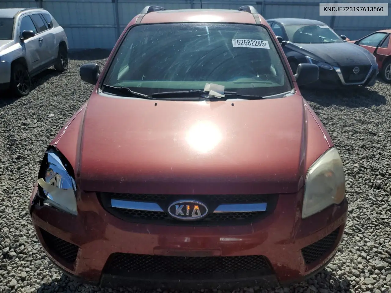 2009 Kia Sportage Lx VIN: KNDJF723197613560 Lot: 62682285