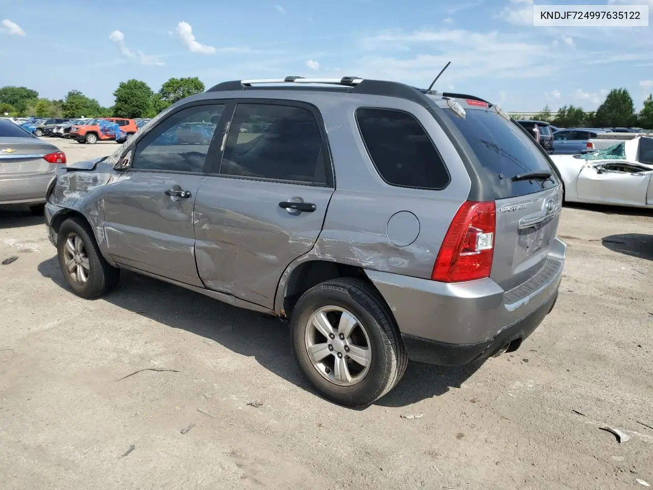 2009 Kia Sportage Lx VIN: KNDJF724997635122 Lot: 63078555