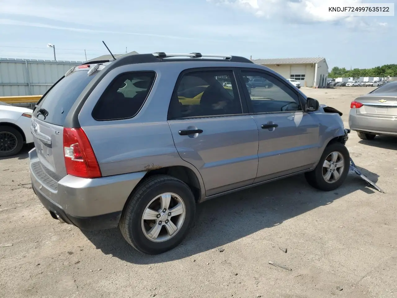 2009 Kia Sportage Lx VIN: KNDJF724997635122 Lot: 63078555