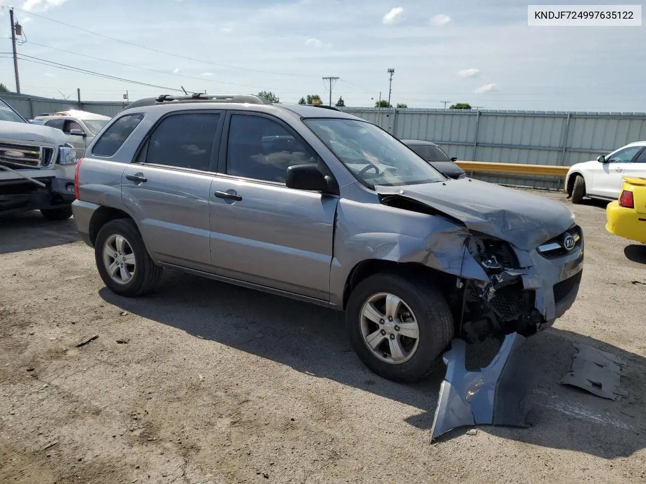 2009 Kia Sportage Lx VIN: KNDJF724997635122 Lot: 63078555