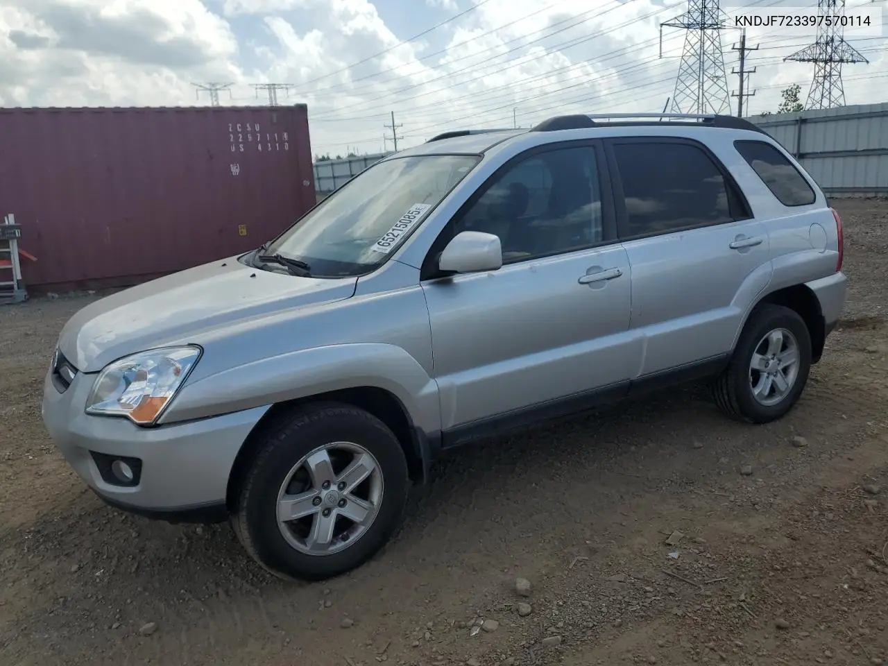 2009 Kia Sportage Lx VIN: KNDJF723397570114 Lot: 65215085