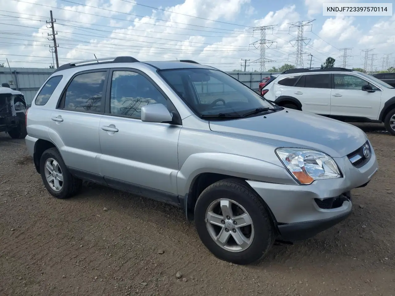 2009 Kia Sportage Lx VIN: KNDJF723397570114 Lot: 65215085