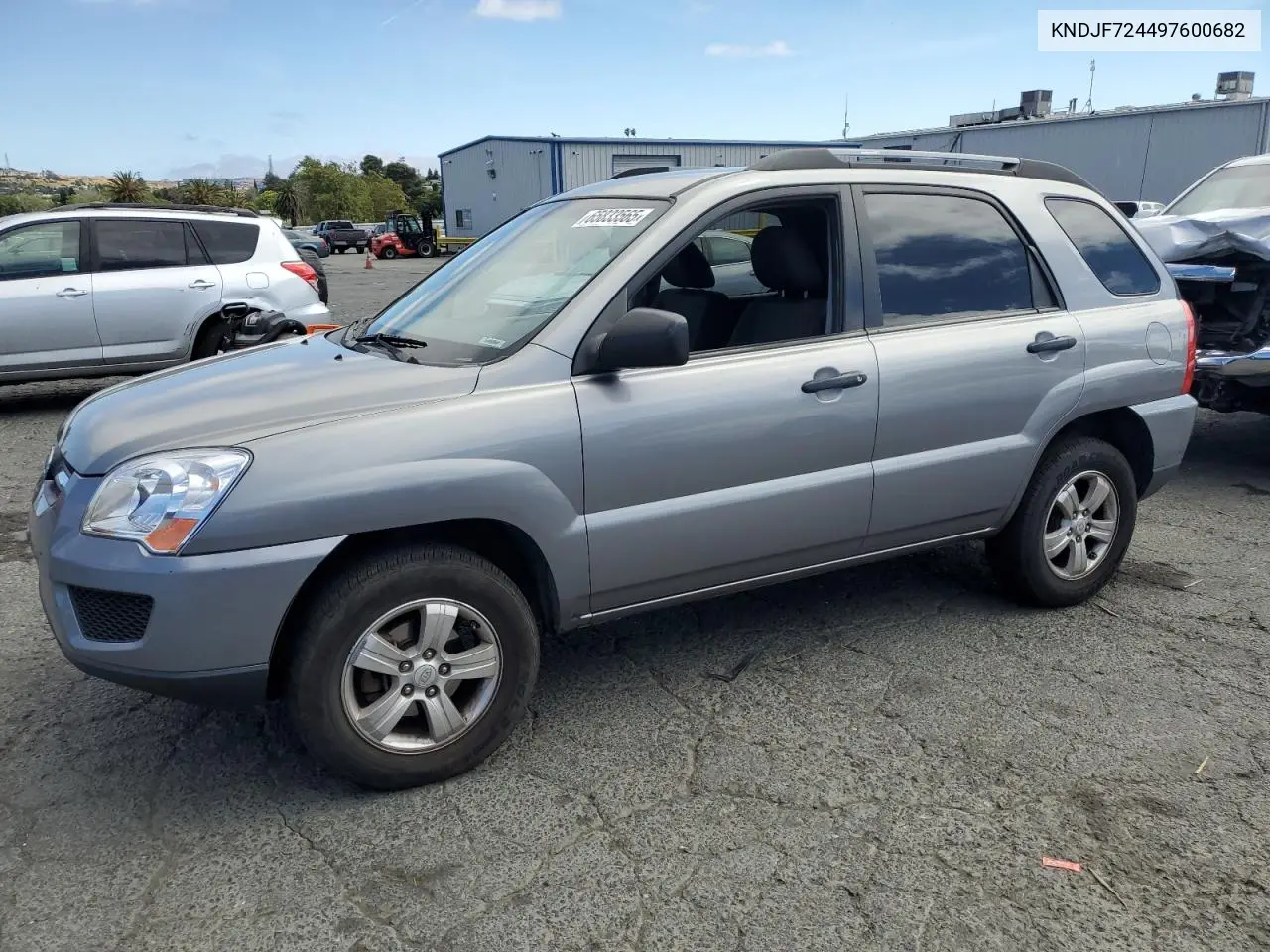 2009 Kia Sportage Lx VIN: KNDJF724497600682 Lot: 65833565