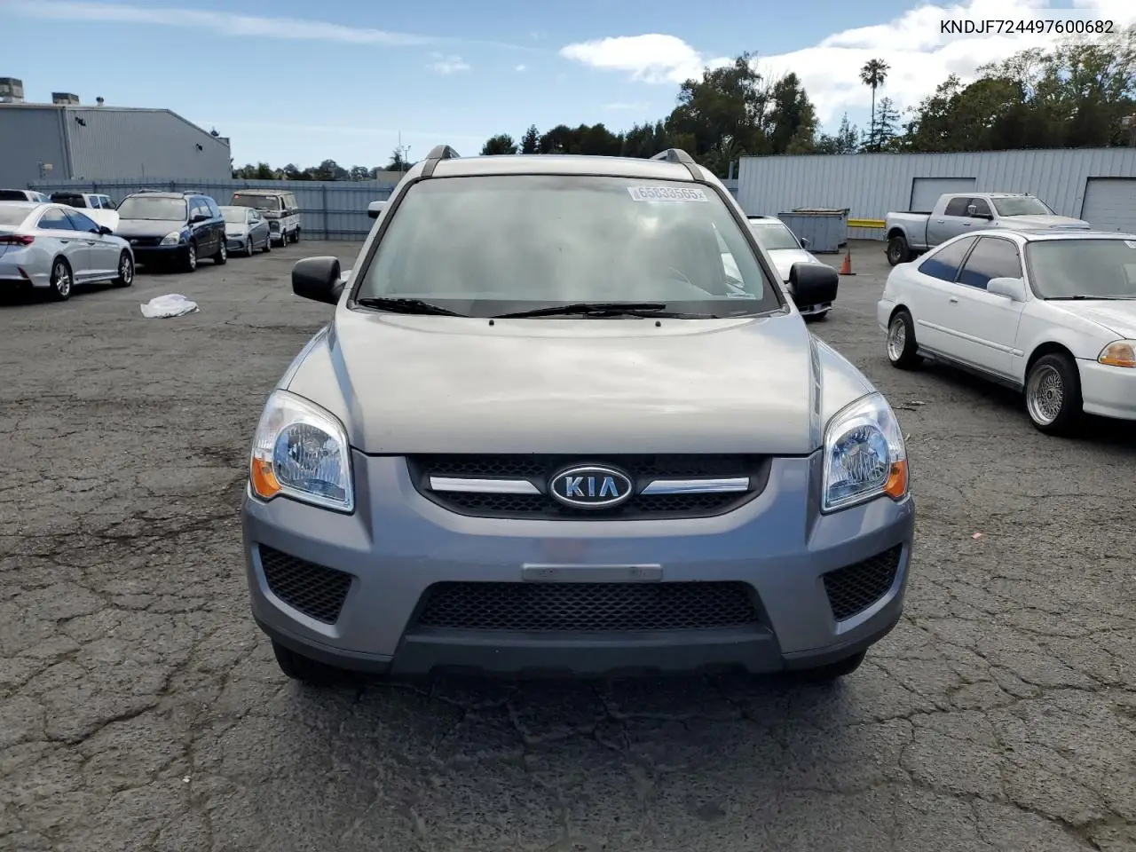 2009 Kia Sportage Lx VIN: KNDJF724497600682 Lot: 65833565
