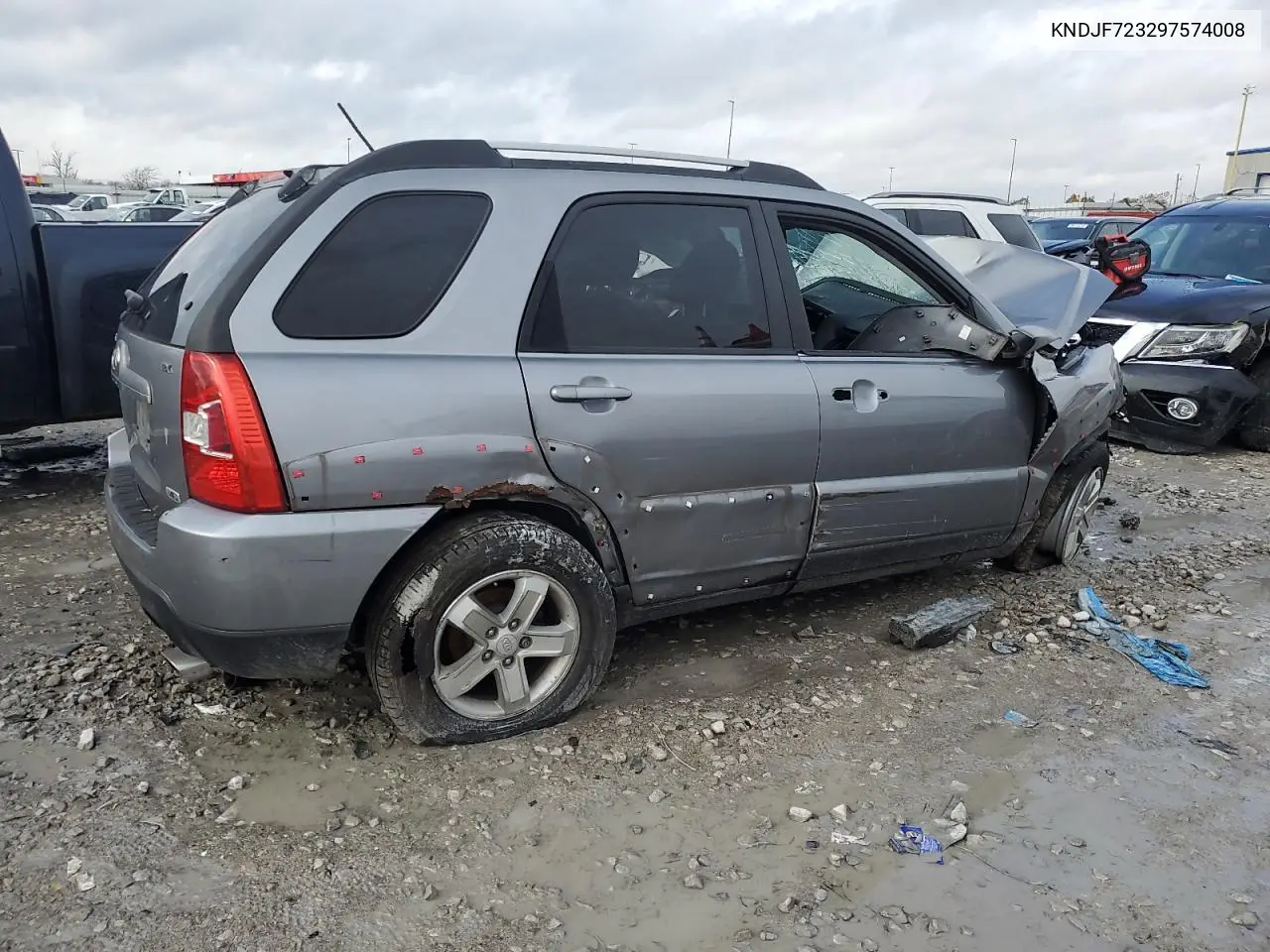 2009 Kia Sportage Lx VIN: KNDJF723297574008 Lot: 80940344