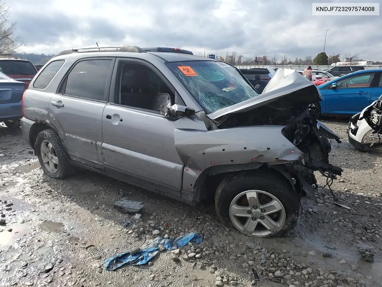 2009 Kia Sportage Lx VIN: KNDJF723297574008 Lot: 80940344