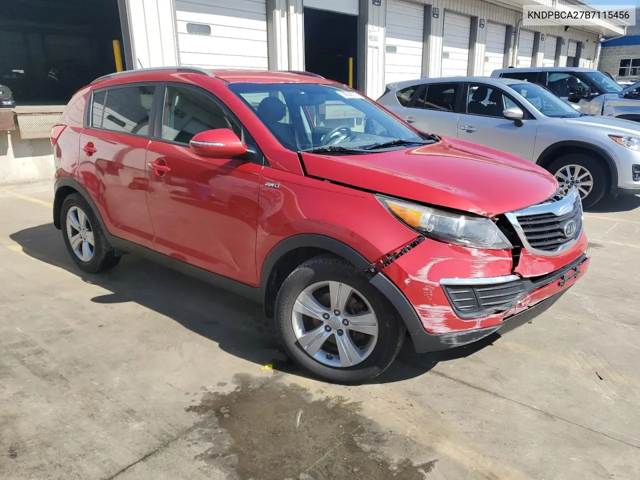 2011 Kia Sportage Lx VIN: KNDPBCA27B7115456 Lot: 50258315