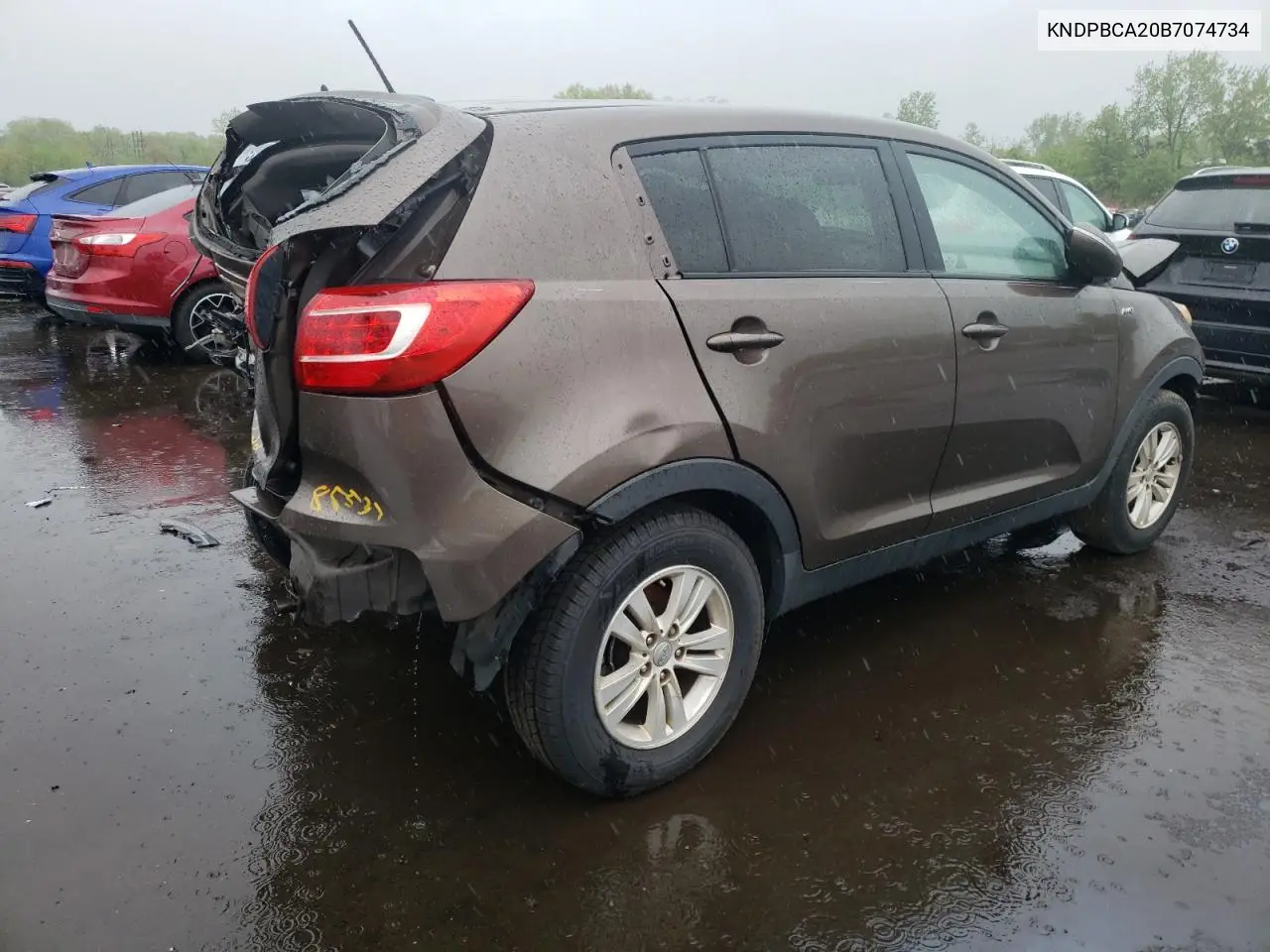 2011 Kia Sportage Lx VIN: KNDPBCA20B7074734 Lot: 55104095