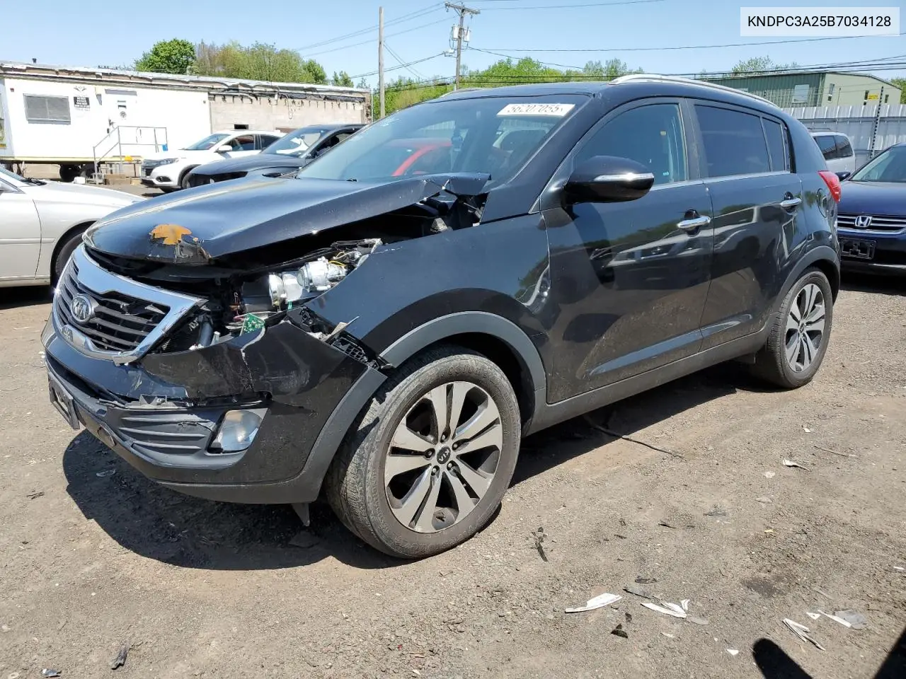2011 Kia Sportage Ex VIN: KNDPC3A25B7034128 Lot: 56207055