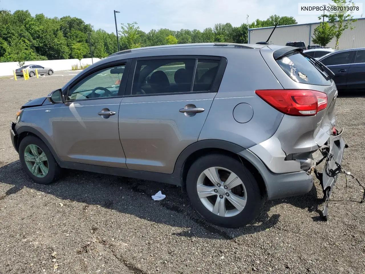 2011 Kia Sportage Lx VIN: KNDPBCA26B7013078 Lot: 62317055
