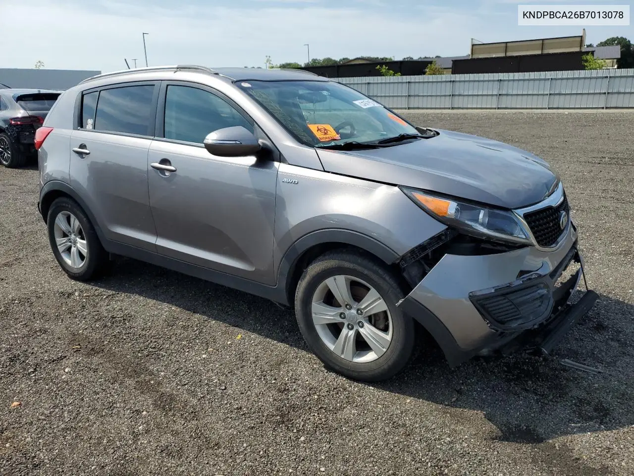 2011 Kia Sportage Lx VIN: KNDPBCA26B7013078 Lot: 62317055