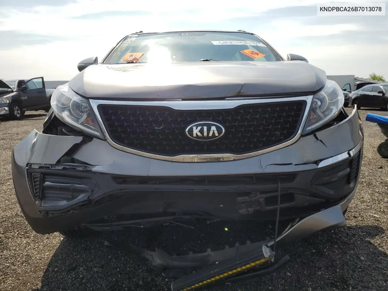2011 Kia Sportage Lx VIN: KNDPBCA26B7013078 Lot: 62317055