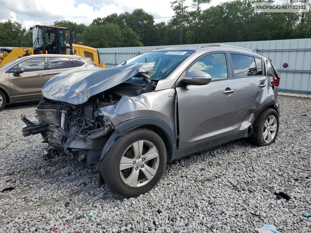 2011 Kia Sportage Lx VIN: KNDPBCA24B7102132 Lot: 62591055
