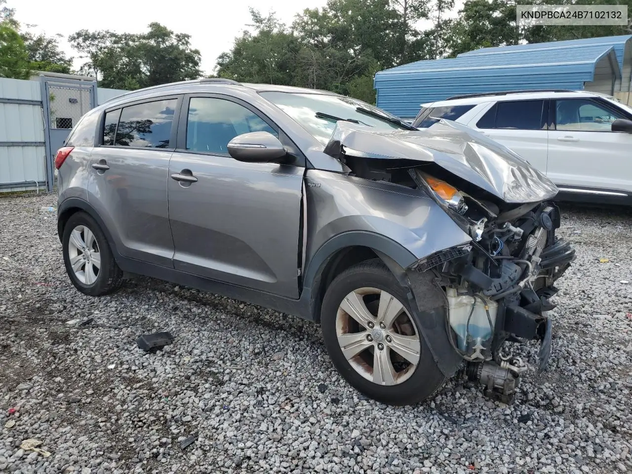 2011 Kia Sportage Lx VIN: KNDPBCA24B7102132 Lot: 62591055
