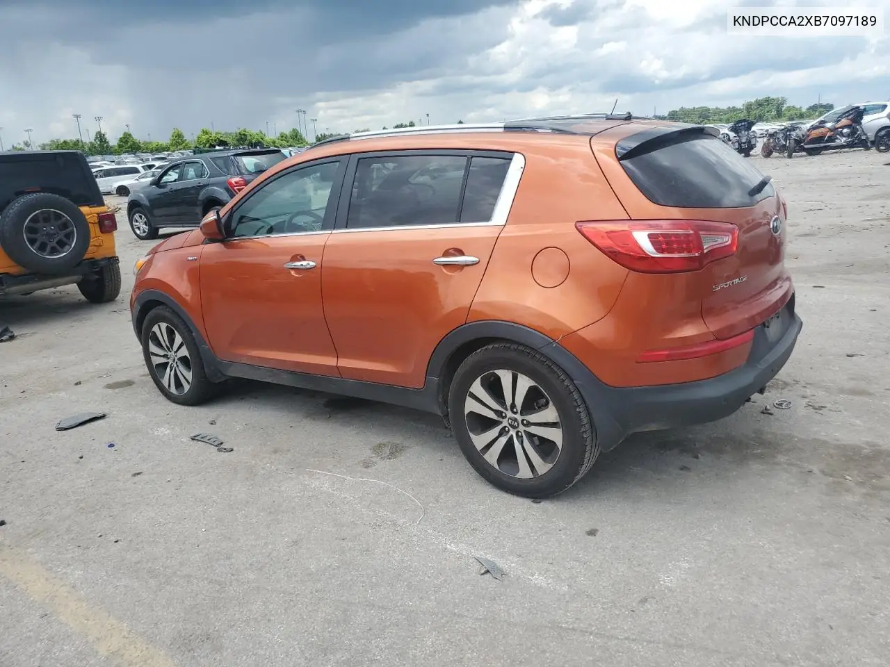 2011 Kia Sportage Ex VIN: KNDPCCA2XB7097189 Lot: 62690815