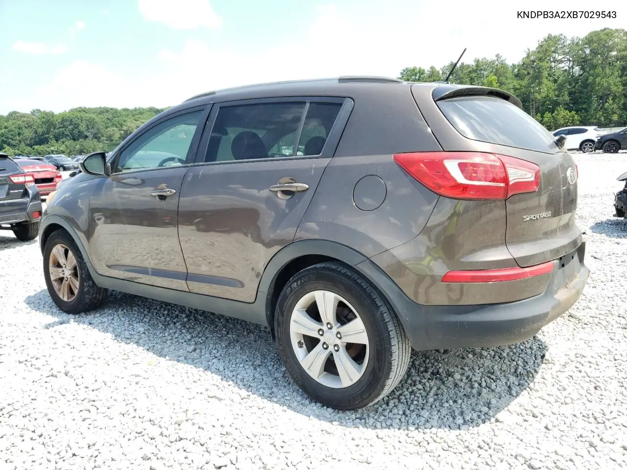 2011 Kia Sportage Lx VIN: KNDPB3A2XB7029543 Lot: 62838895