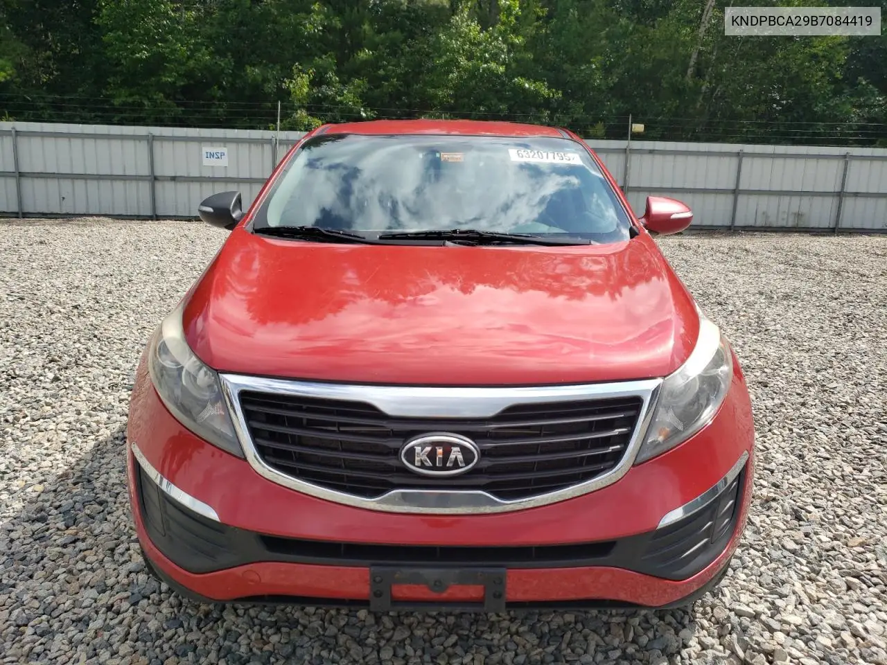 2011 Kia Sportage Lx VIN: KNDPBCA29B7084419 Lot: 63207795