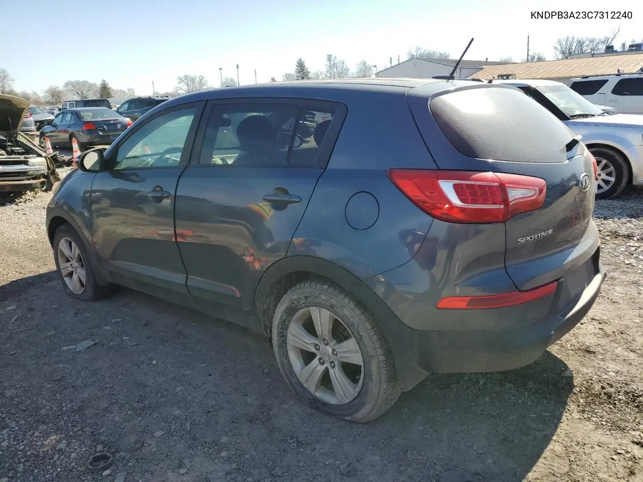 2012 Kia Sportage Base VIN: KNDPB3A23C7312240 Lot: 45305745