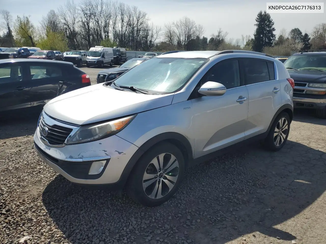 2012 Kia Sportage Ex VIN: KNDPCCA26C7176313 Lot: 51994005