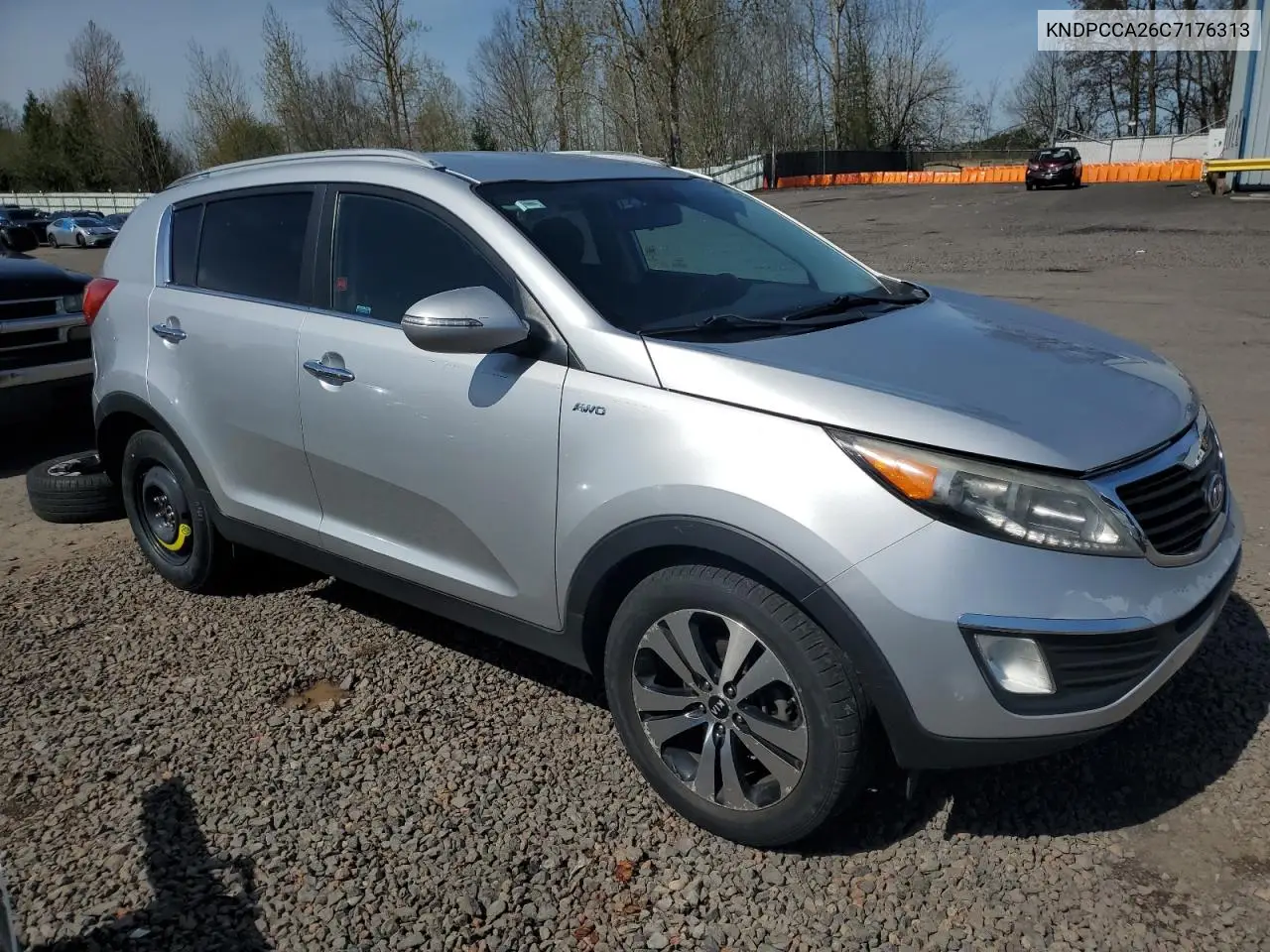 2012 Kia Sportage Ex VIN: KNDPCCA26C7176313 Lot: 51994005