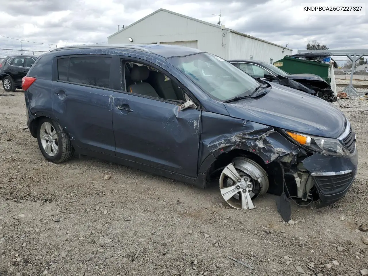 2012 Kia Sportage Lx VIN: KNDPBCA26C7227327 Lot: 53159915