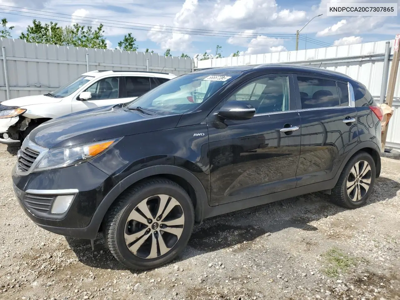 2012 Kia Sportage Ex VIN: KNDPCCA20C7307865 Lot: 56667395