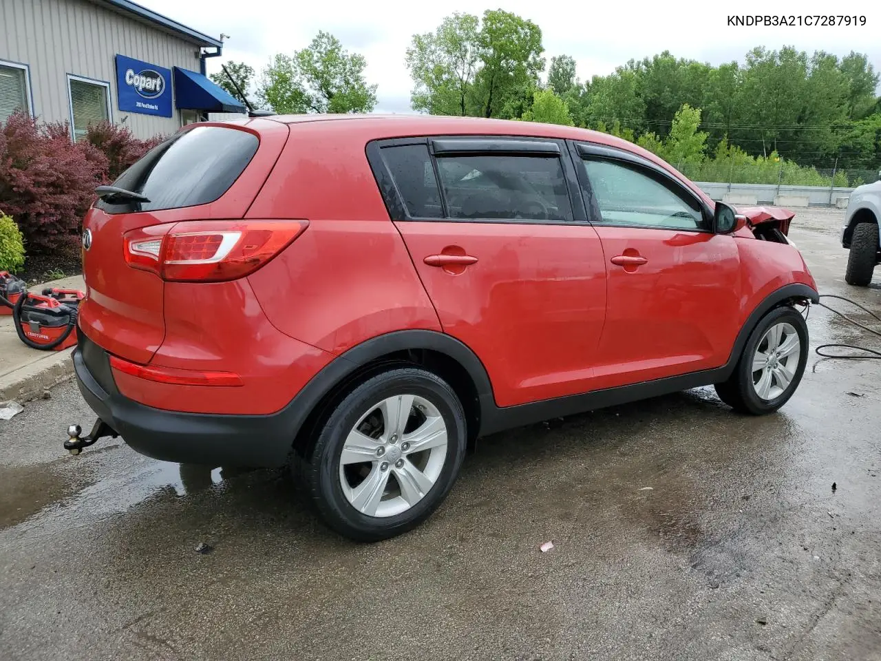 2012 Kia Sportage Base VIN: KNDPB3A21C7287919 Lot: 61165585