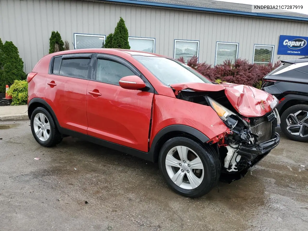 2012 Kia Sportage Base VIN: KNDPB3A21C7287919 Lot: 61165585