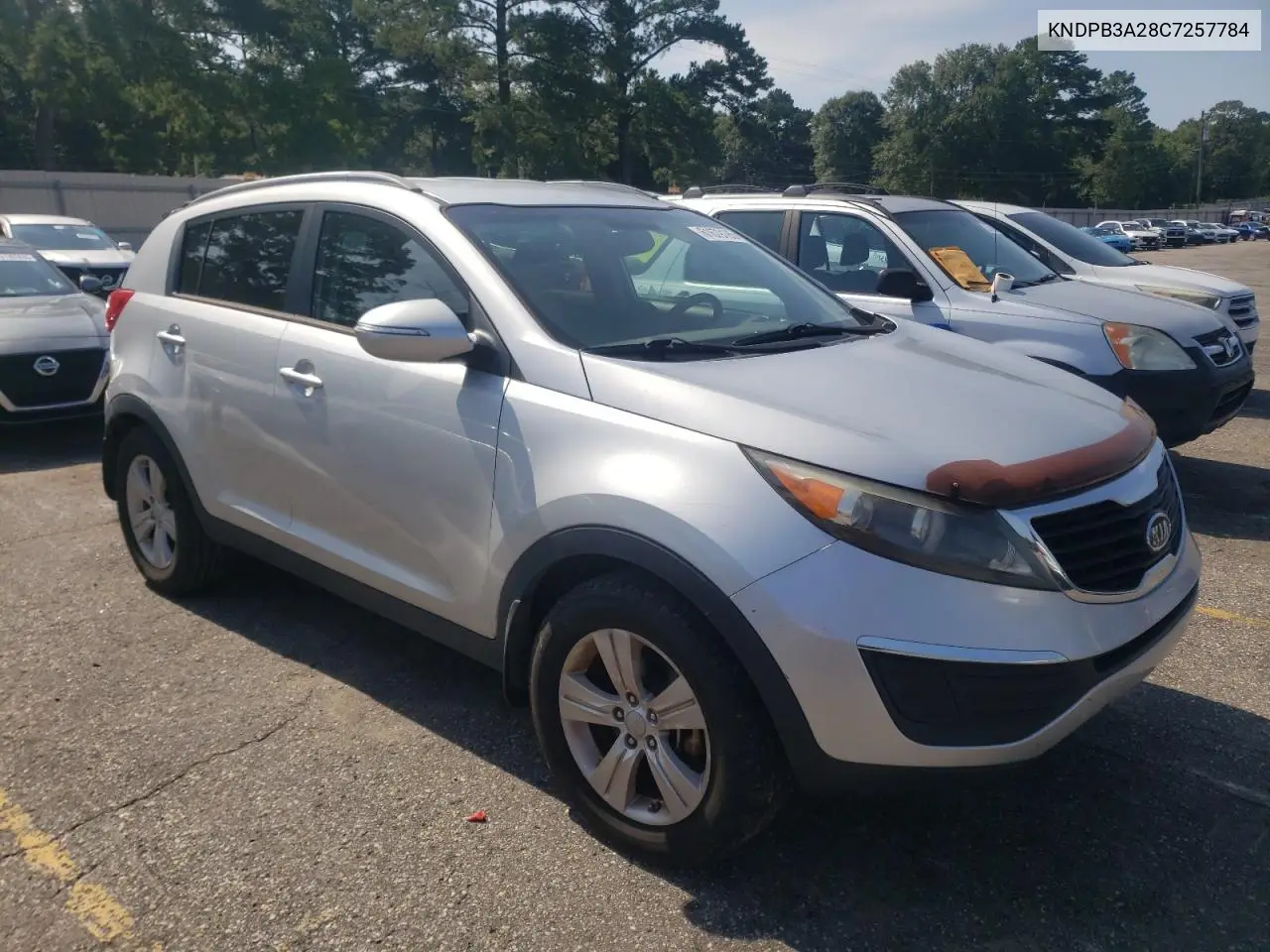 2012 Kia Sportage Base VIN: KNDPB3A28C7257784 Lot: 61679195