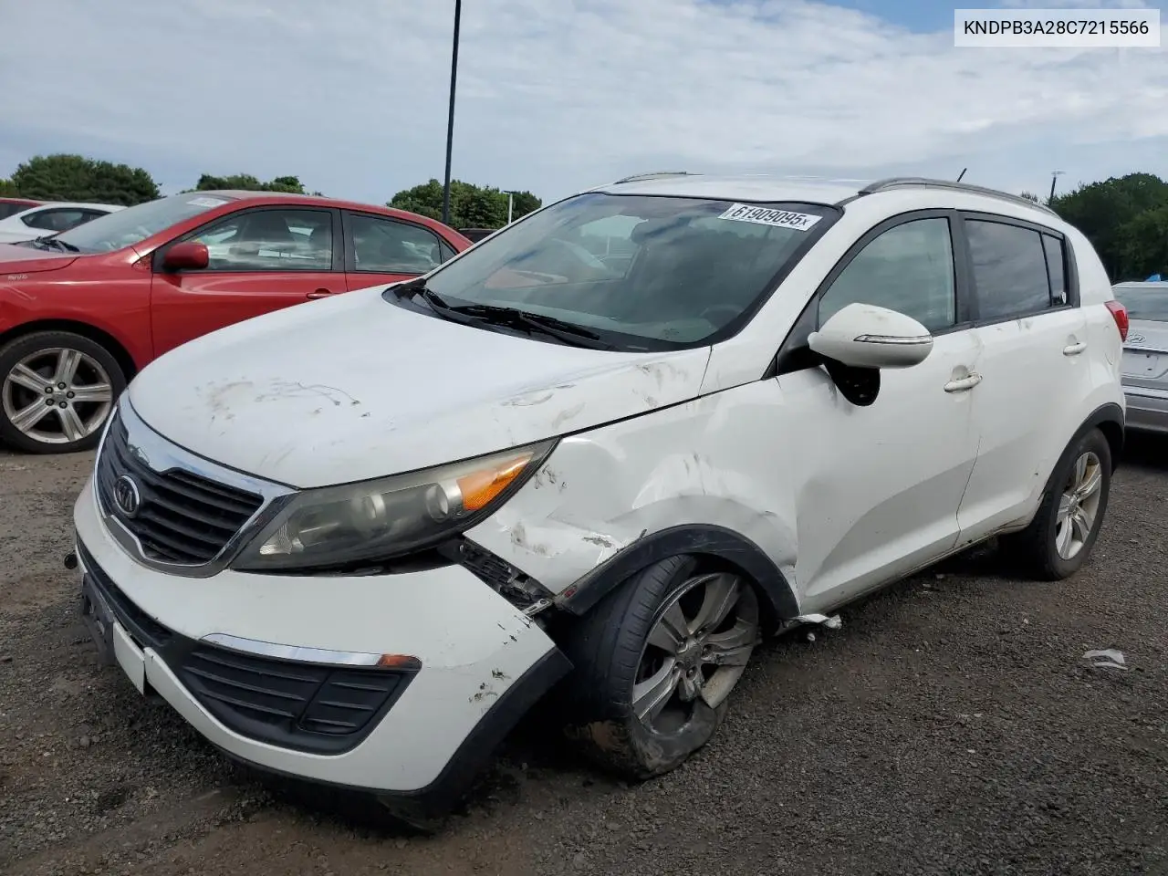 2012 Kia Sportage Base VIN: KNDPB3A28C7215566 Lot: 61909095