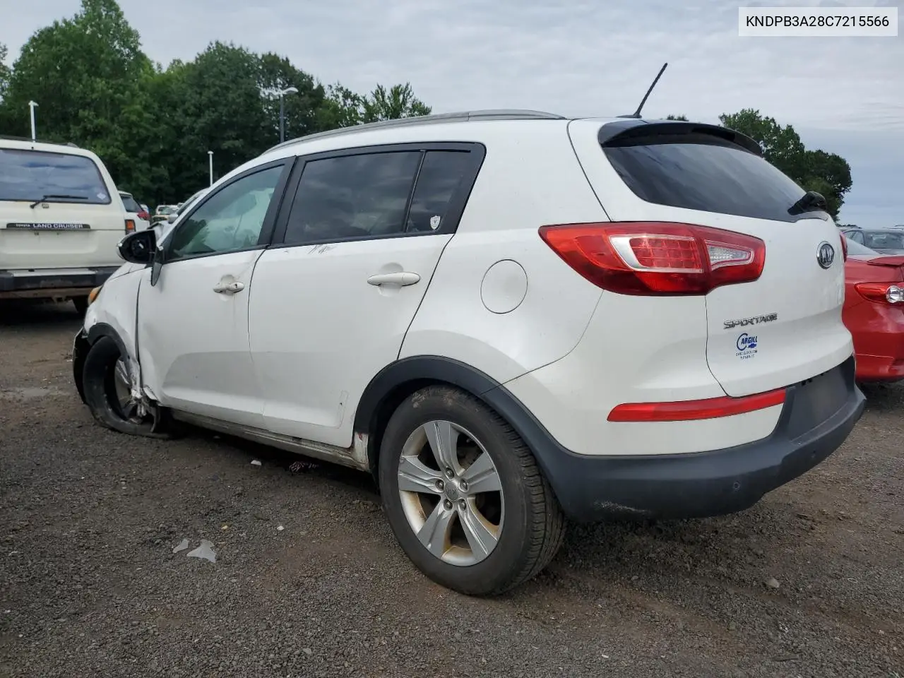 2012 Kia Sportage Base VIN: KNDPB3A28C7215566 Lot: 61909095