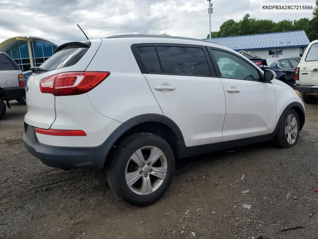 2012 Kia Sportage Base VIN: KNDPB3A28C7215566 Lot: 61909095