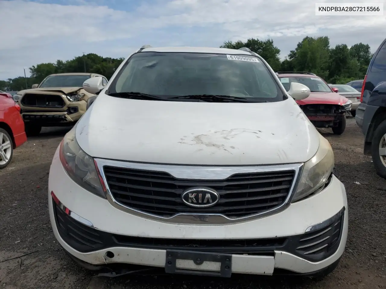 2012 Kia Sportage Base VIN: KNDPB3A28C7215566 Lot: 61909095