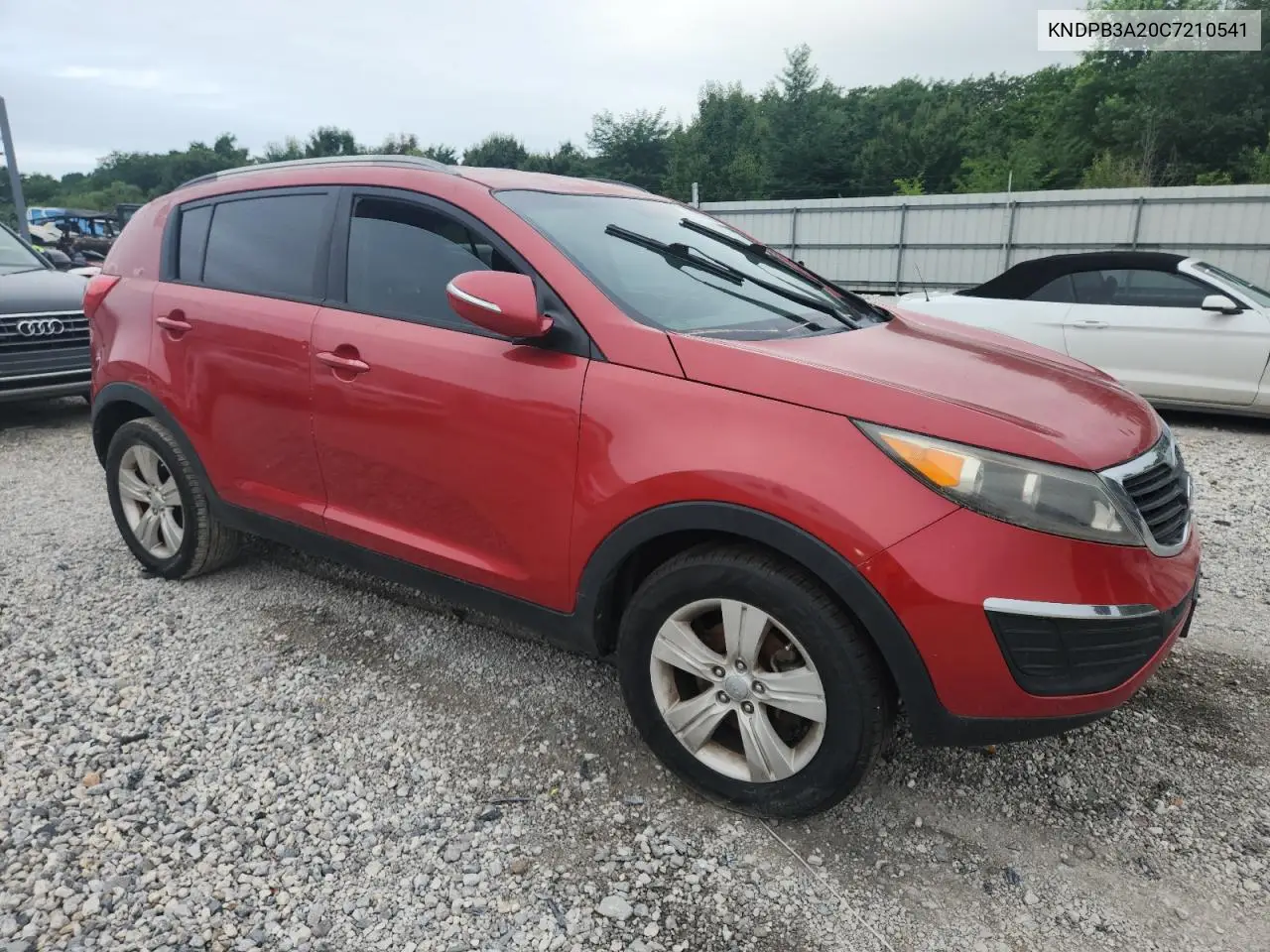 2012 Kia Sportage Base VIN: KNDPB3A20C7210541 Lot: 62957825