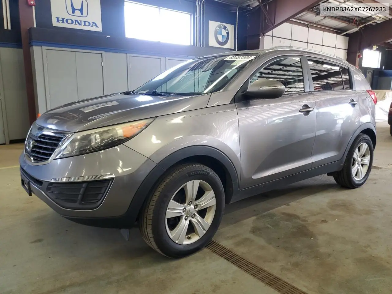 2012 Kia Sportage Base VIN: KNDPB3A2XC7267233 Lot: 63487395