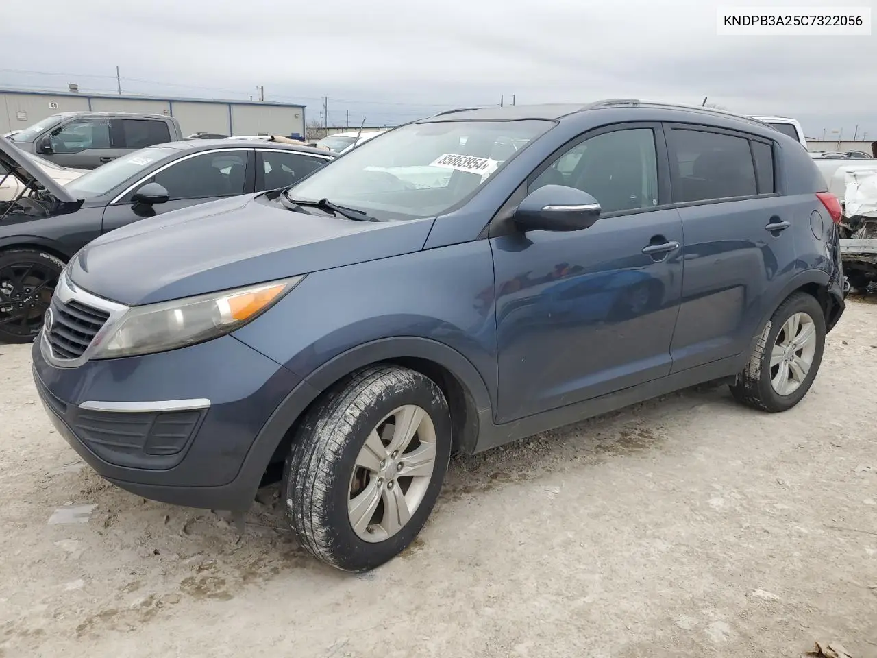2012 Kia Sportage Base VIN: KNDPB3A25C7322056 Lot: 85863954