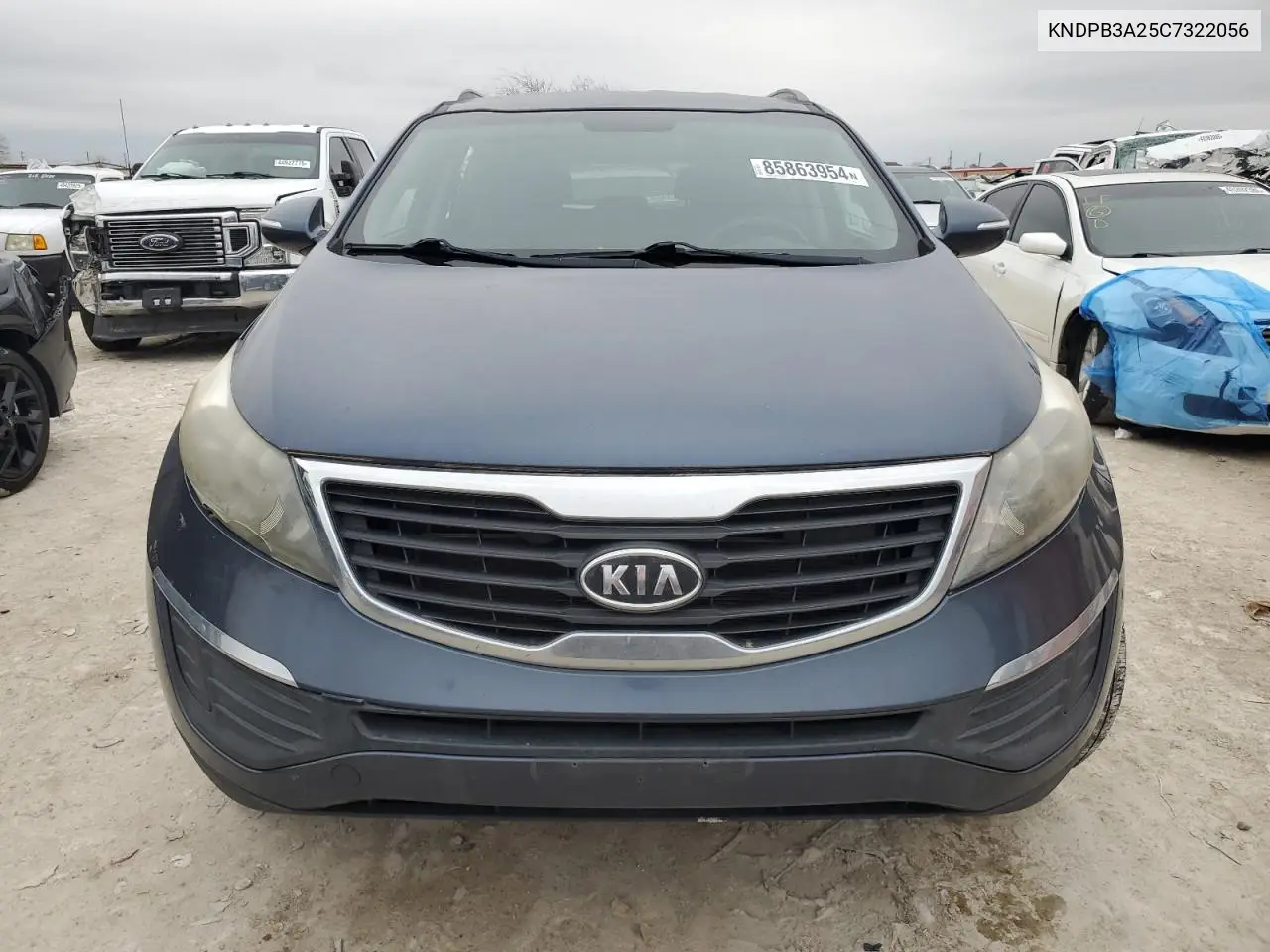 2012 Kia Sportage Base VIN: KNDPB3A25C7322056 Lot: 85863954